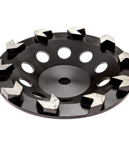 THINSET REMOVAL BIT®, 7-In Arrow Row DIAMOND Grinding Cup
